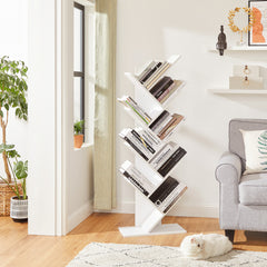 VASAGLE Tree Bookshelf 8 Tier White LBC11WTV1 LBC11WTV1 Tristar Online