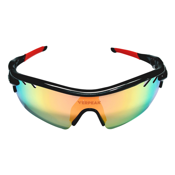 Verpeak Sport Sunglasses Type 1 ( Black frame with red end tip) VP-SS-100-PB Tristar Online