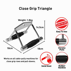 Verpeak Gym Station Attachment Close Grip Triangle VP-GSA-106-AC Tristar Online