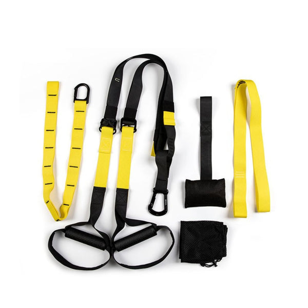 VERPEAK Suspension Trainer Resistance System Training Kit (Black and yellow) VP-SPT-100-YN Tristar Online