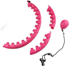 VERPEAK Weighted Hula Hoop with 26 Detachable Knots (Pink) Tristar Online