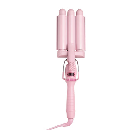 Mermade Hair Pro Waver Mini 25mm Pink 3 Barrel Styling Wand Mermaid Wave Tool Tristar Online