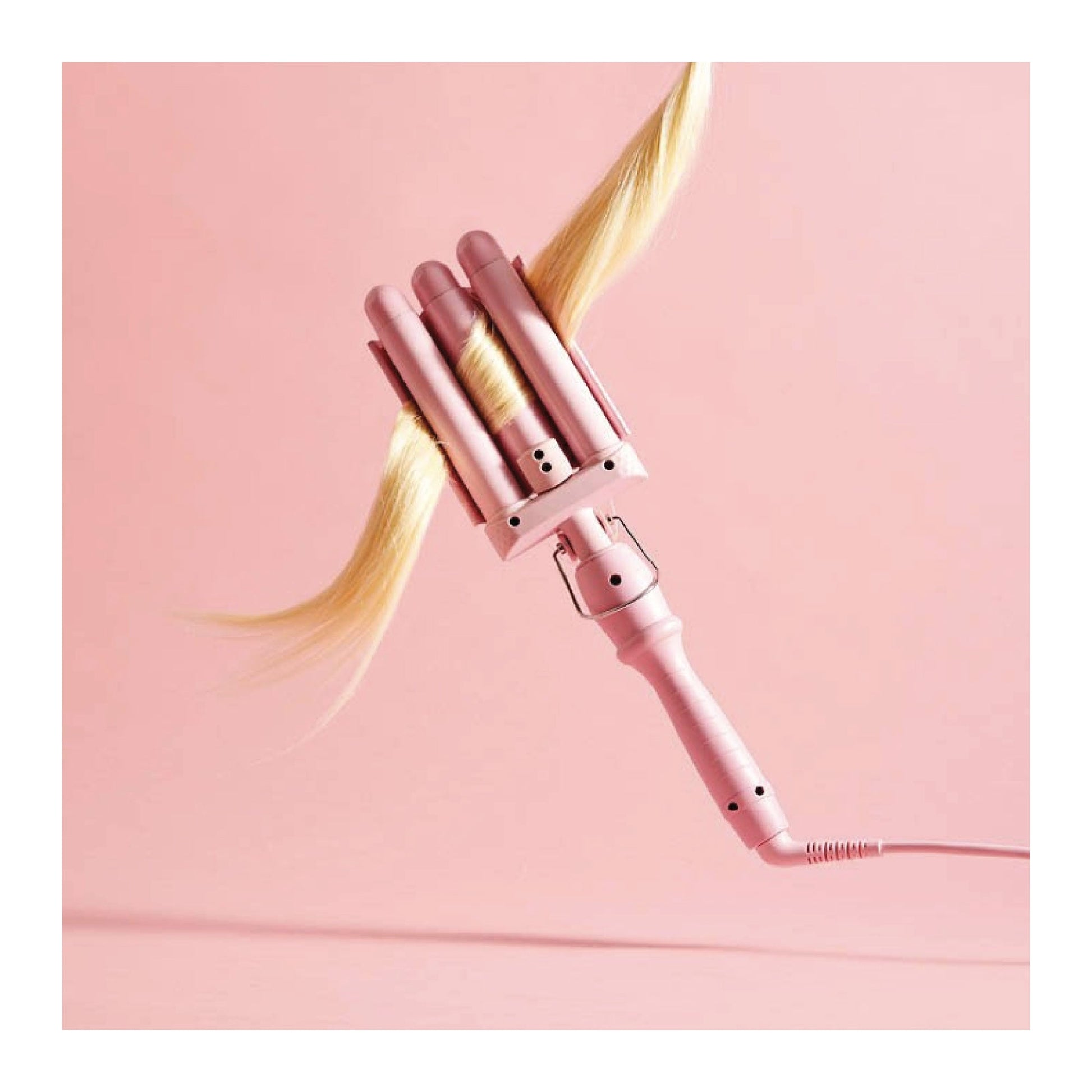 Mermade Hair Pro Waver Mini 25mm Pink 3 Barrel Styling Wand Mermaid Wave Tool Tristar Online