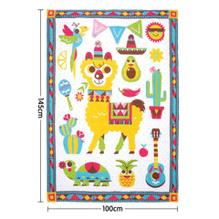 Yookidoo Fiesta Kids Baby Activity Playmat To Bag With Musical Rattle Padded Tristar Online