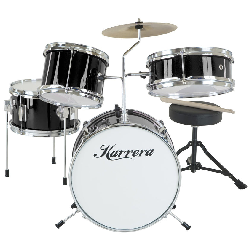 Karrera Children's 4pc Drum Kit - Black Tristar Online