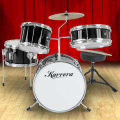 Karrera Children's 4pc Drum Kit - Black Tristar Online