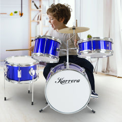 Karrera Children's 4pc Drum Kit - Blue Tristar Online