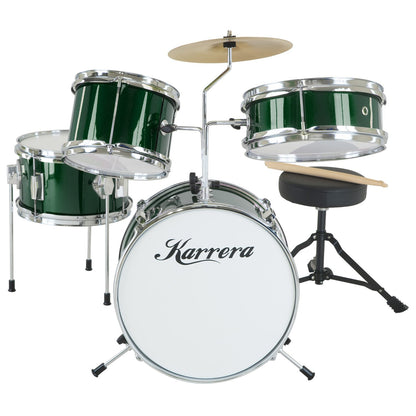 Karrera Children's 4pc Drumkit - Green Tristar Online