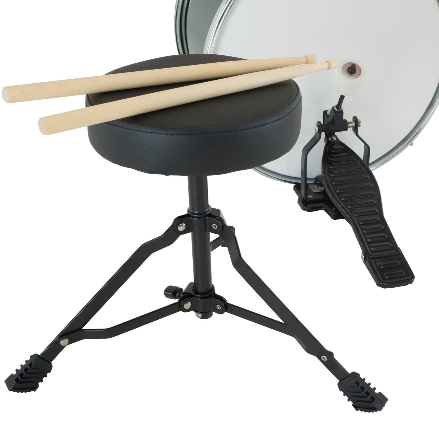 Karrera Children's 4pc Drumkit - Green Tristar Online