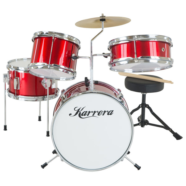 Karrera Children's 4pc Drum Kit - Red Tristar Online