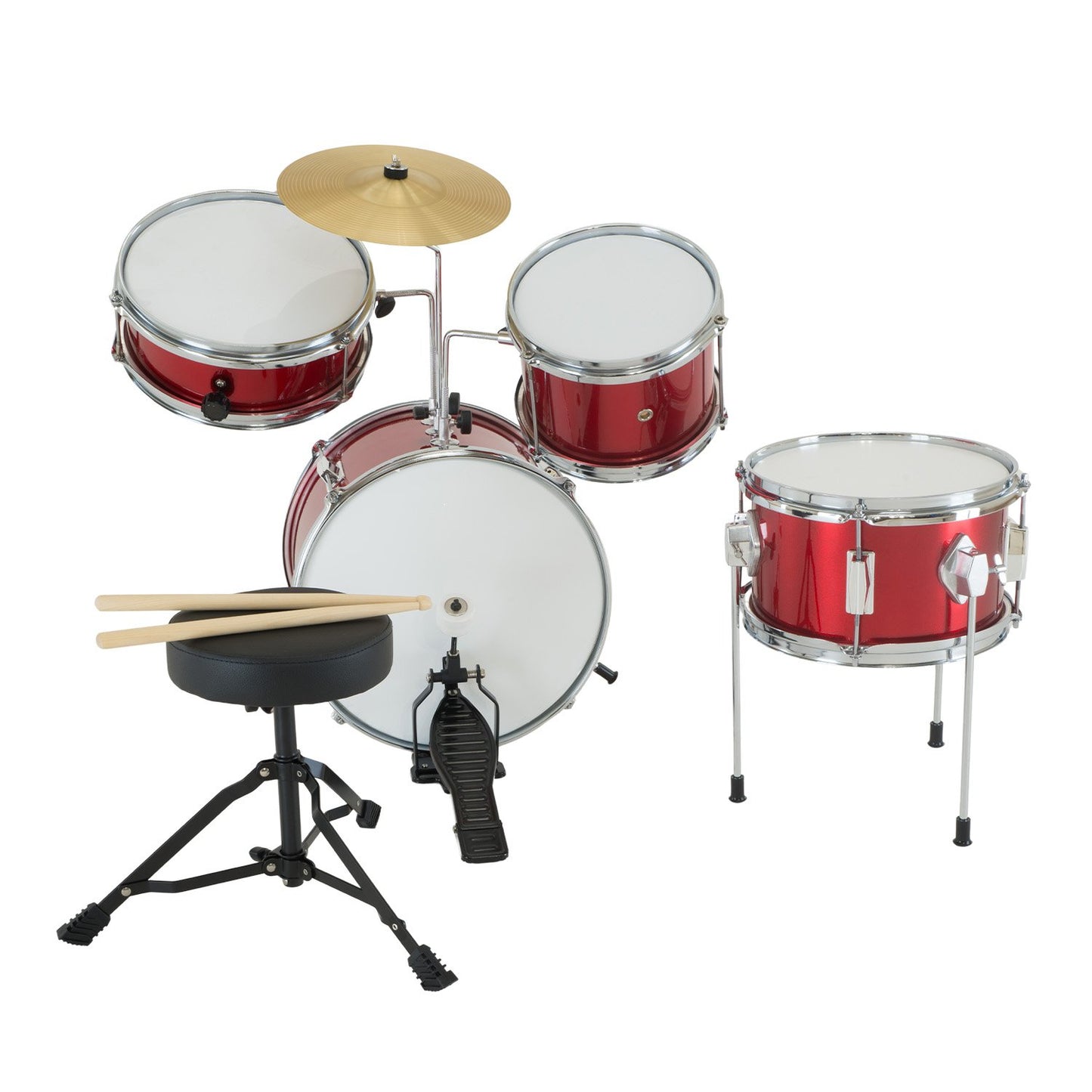Karrera Children's 4pc Drum Kit - Red Tristar Online