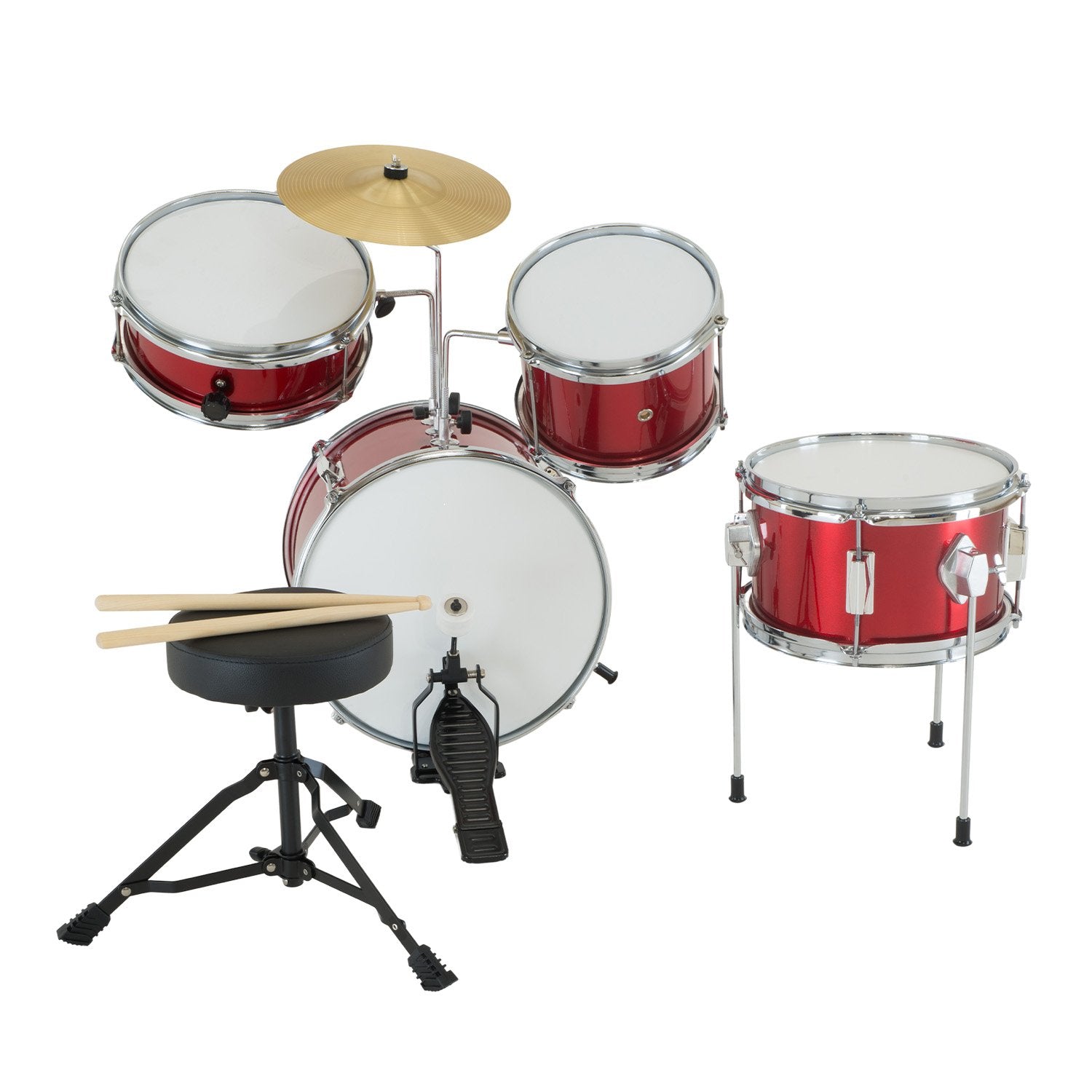Karrera Children's 4pc Drum Kit - Red Tristar Online