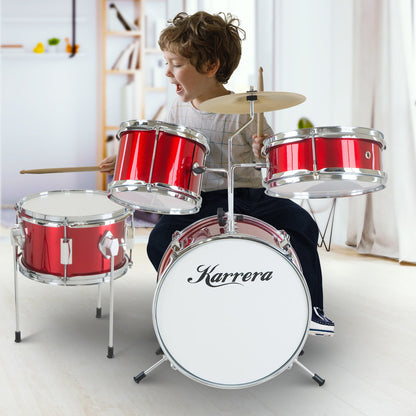 Karrera Children's 4pc Drum Kit - Red Tristar Online
