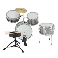 Karrera Childrens 4pc Drum Kit - Silver Tristar Online