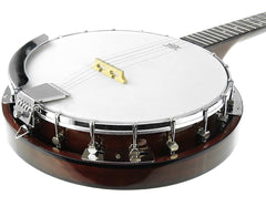 Karrera 5 String Resonator Banjo - Brown Tristar Online