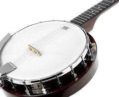 Karrera 5 String Resonator Banjo - Brown Tristar Online