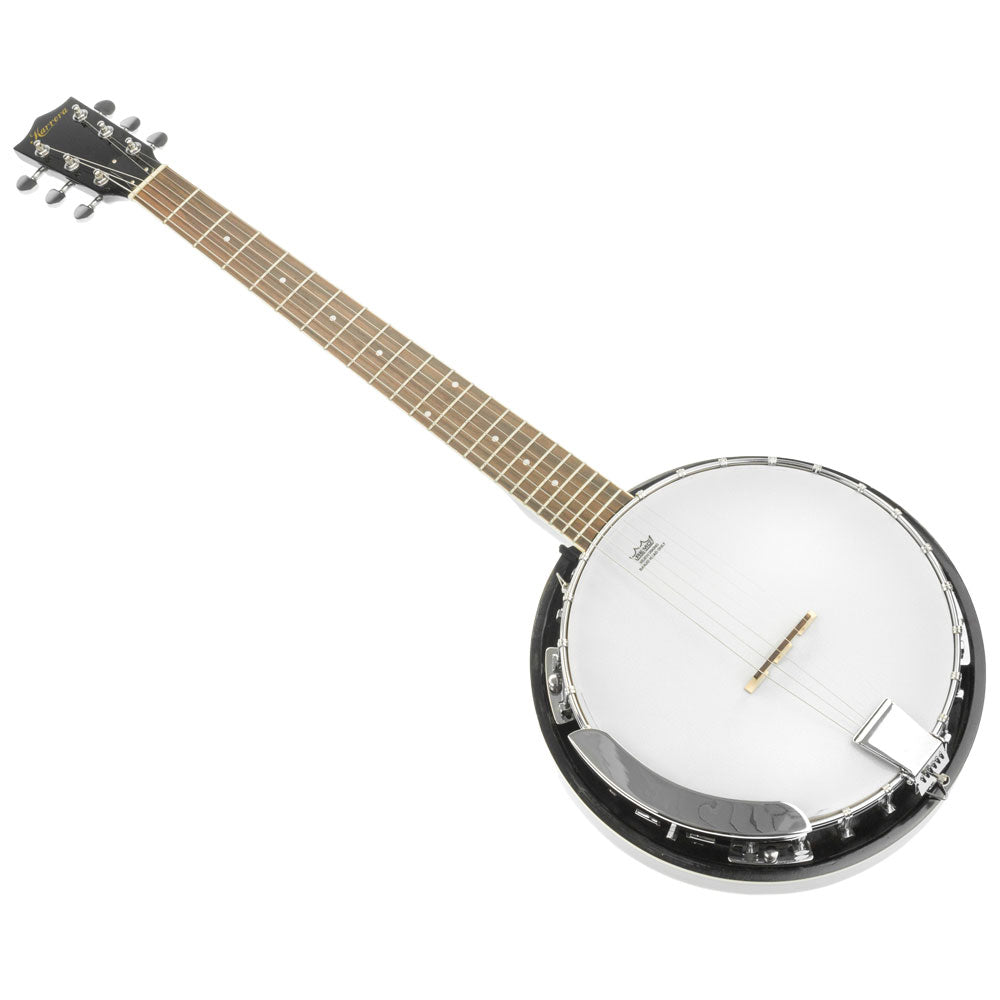 Karrera 6 String Resonator Banjo -  Black Tristar Online