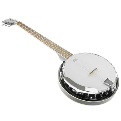 Karrera 6 String Resonator Banjo -  Black Tristar Online