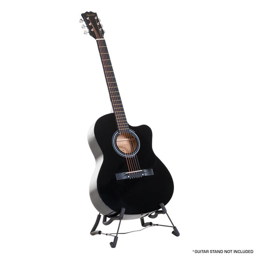 Karrera Acoustic Cutaway 40in Guitar - Black Tristar Online