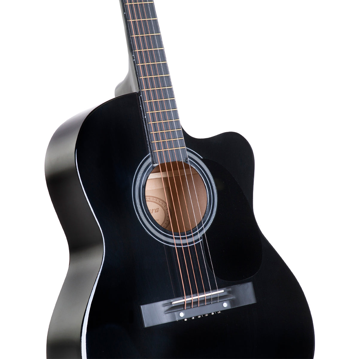 Karrera Acoustic Cutaway 40in Guitar - Black Tristar Online