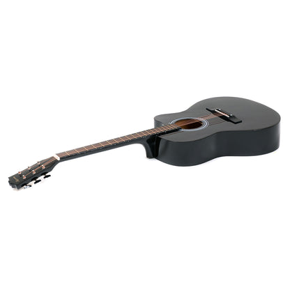 Karrera Acoustic Cutaway 40in Guitar - Black Tristar Online