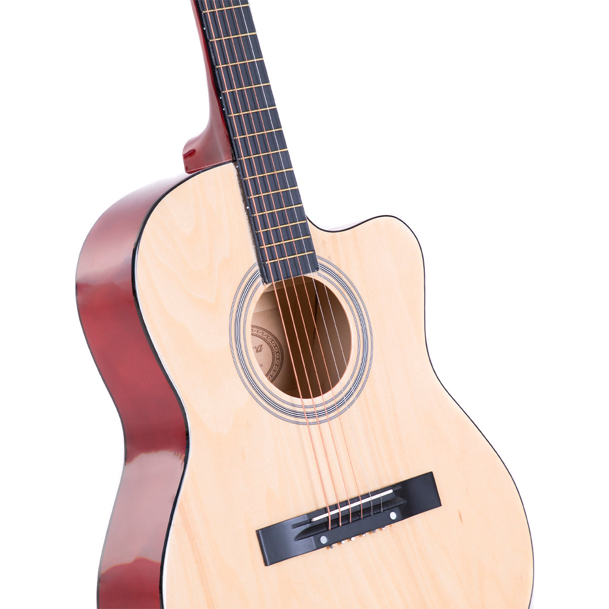 Karrera Acoustic Cutaway 40in Guitar - Natural Tristar Online