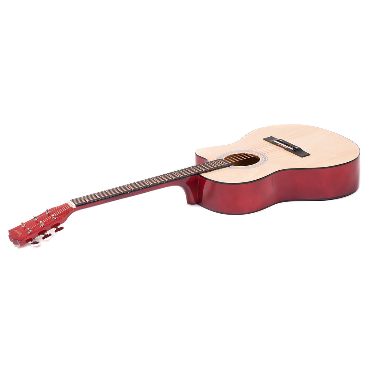 Karrera Acoustic Cutaway 40in Guitar - Natural Tristar Online