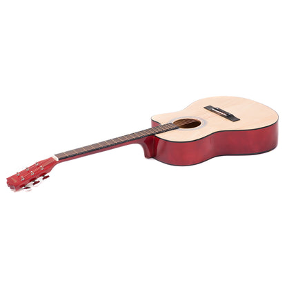 Karrera Acoustic Cutaway 40in Guitar - Natural Tristar Online