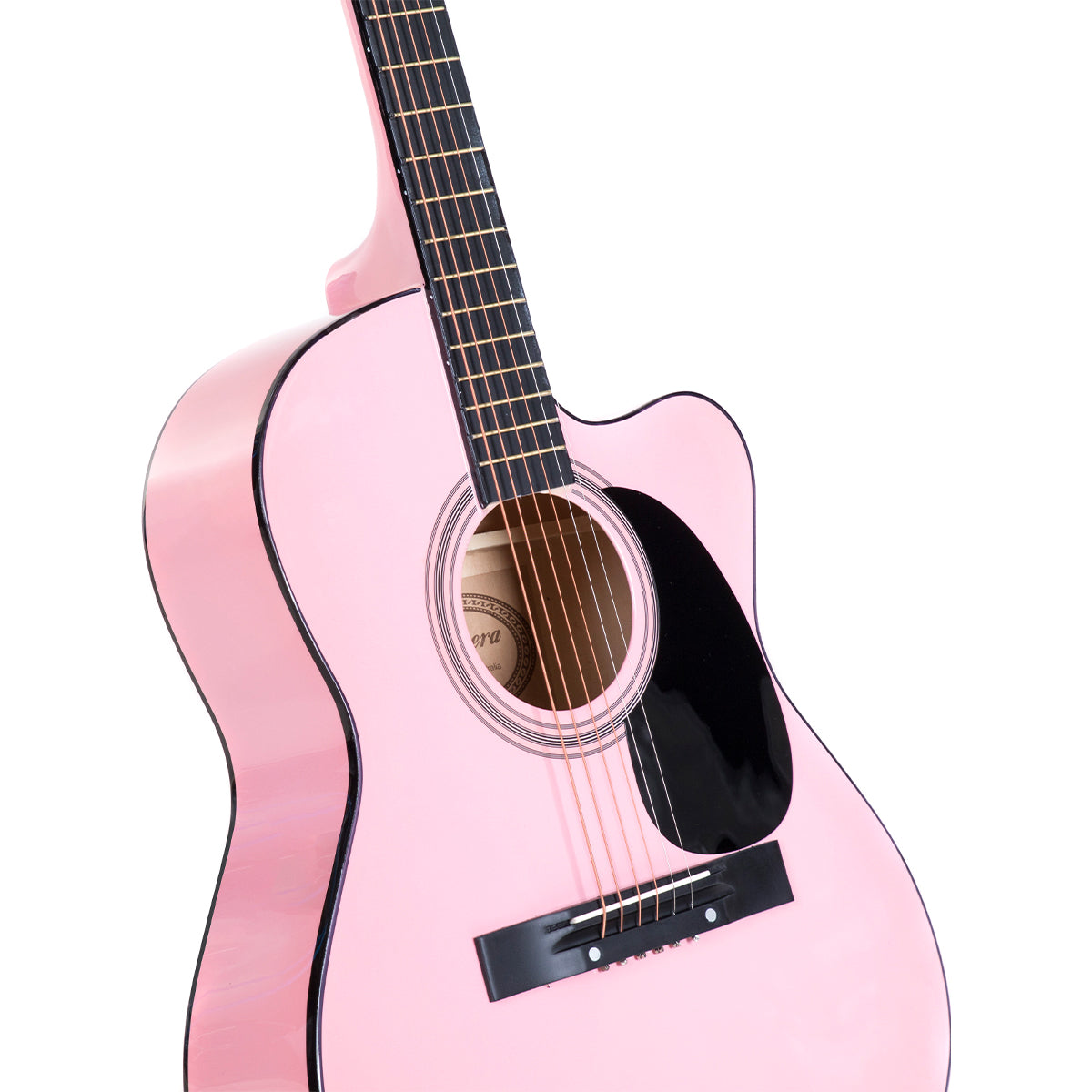 Karrera Acoustic Cutaway 40in Guitar - Pink Tristar Online
