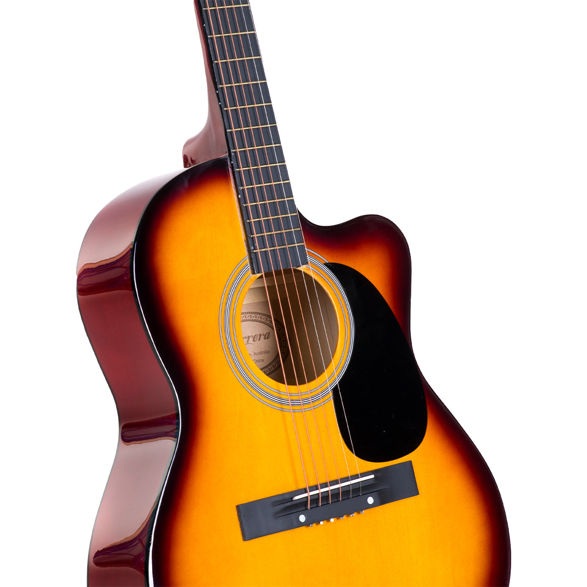 Karrera Acoustic Cutaway 40in Guitar - Sunburst Tristar Online