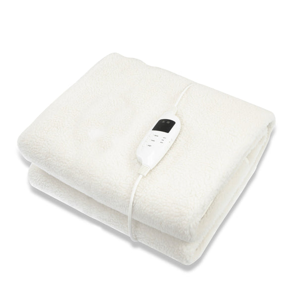 Laura Hill Heated Electric Blanket Fitted Fleece Underlay Throw Single Tristar Online