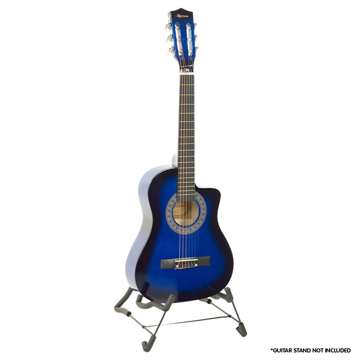 Karrera Childrens Acoustic Guitar Kids - Blue Tristar Online