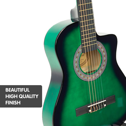 Karrera Childrens Acoustic Guitar Kids - Green Tristar Online