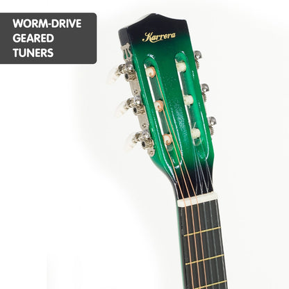 Karrera Childrens Acoustic Guitar Kids - Green Tristar Online