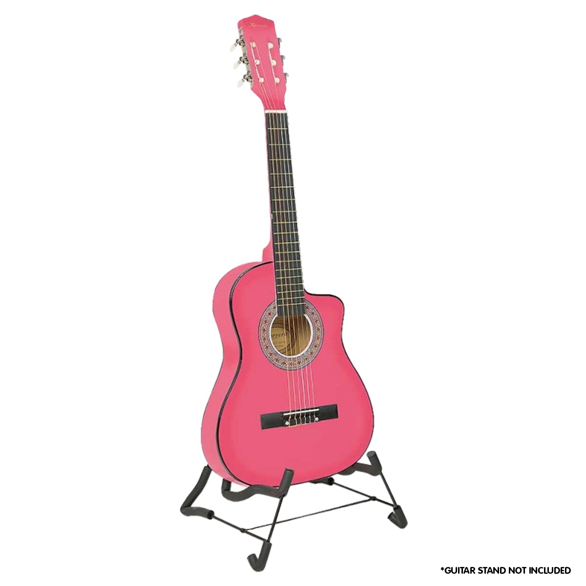 Karrera Childrens Acoustic Guitar Kids - Pink Tristar Online