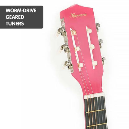 Karrera Childrens Acoustic Guitar Kids - Pink Tristar Online