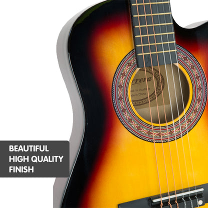 Karrera Childrens Acoustic Guitar Kids - Sunburst Tristar Online