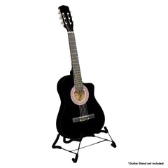 Karrera 38in Cutaway Acoustic Guitar with guitar bag - Black Tristar Online