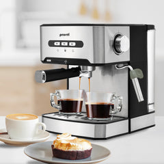 Pronti 1.6L Automatic Coffee Espresso Machine with Steam Frother Tristar Online