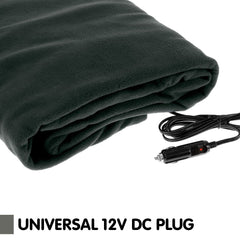 Laura Hill Heated Electric Car Blanket 150x110cm 12v - Black Tristar Online