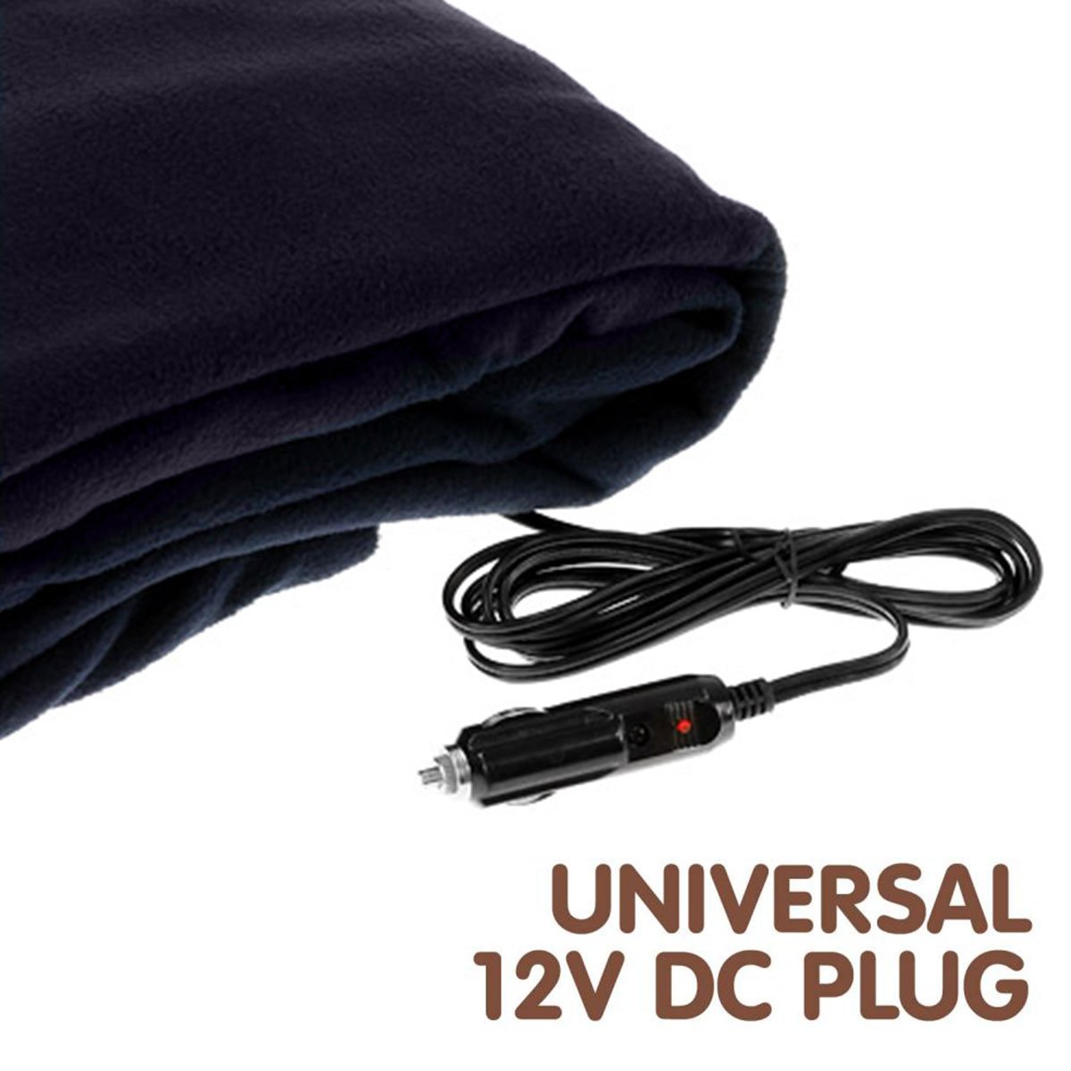 Laura Hill Heated Electric Car Blanket 150x110cm 12v - Blue Tristar Online