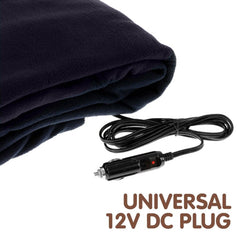 Laura Hill Heated Electric Car Blanket 150x110cm 12v - Blue Tristar Online