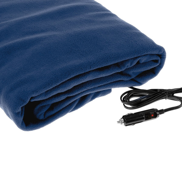 Laura Hill Heated Electric Car Blanket 150x110cm 12v - Navy Blue Tristar Online