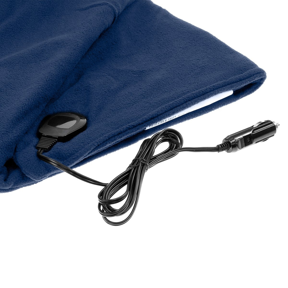 Laura Hill Heated Electric Car Blanket 150x110cm 12v - Navy Blue Tristar Online
