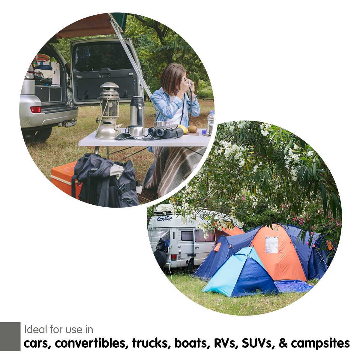 Laura Hill Heated Electric Car Blanket 150x110cm 12v - Navy Blue Tristar Online