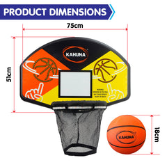 Kahuna Trampoline Led Basketball Hoop Set With Light-up Ball Tristar Online