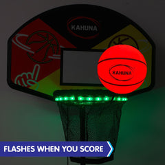 Kahuna Trampoline Led Basketball Hoop Set With Light-up Ball Tristar Online