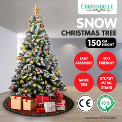 Christabelle Snow-Tipped Artificial Christmas Tree 1.5m - 550 Tips Tristar Online