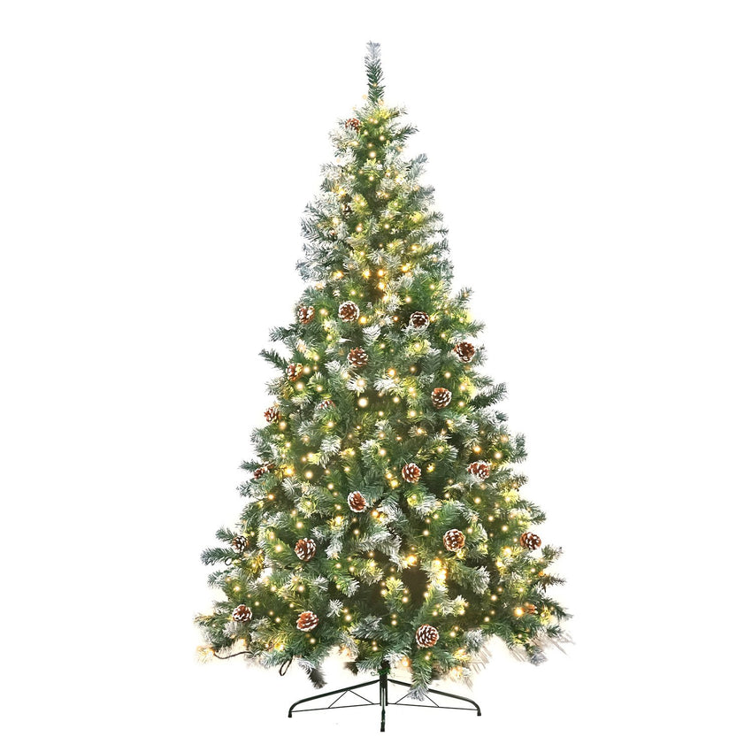 Christabelle 1.2m Pre Lit LED Christmas Tree Decor with Pine Cones Xmas Decorations Tristar Online