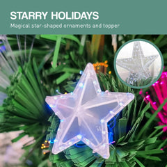 Christabelle 1.2m Enchanted Pre Lit Fibre Optic Christmas Tree Stars Xmas Decor Tristar Online